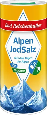 Produktbild von Bad Reichenhaller Alpen Jodsalz + Flourid Dose 500g