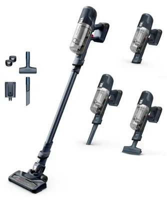 Produktbild von Rowenta X-Pert 6.60 RH6831, 2-in-1-Stabstaubsauger, Beutellos, Dunkelblau, Rechteckig, Trocken, Zyklonal