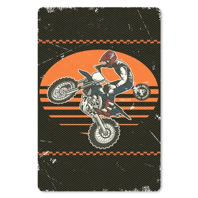 Produktbild von MuchoWow® Mauspad Mousepad Vintage - Motor - Muster 18x27 cm - Mousepads - Maus Mat - Pad - Mausunterlage