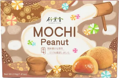 Produktbild von Bamboo House Mochi Klebreiskuchen mit Erdnuss 210g