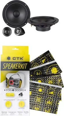Produktbild von Lautsprecher Axton ATC165S inkl. CTK Speakerkit Dämmpaket -