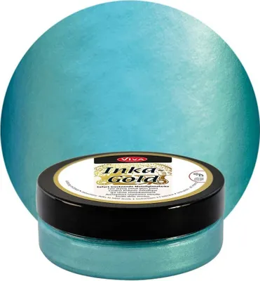 Produktbild von ViVA DECOR Inka-Gold 62,5 g türkis