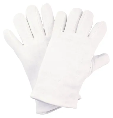 Produktbild von NITRAS Baumwoll-Trikot-Handschuhe, weiß, Baumwoll-Trikot, Größe 6 | Packung (12 Paare)