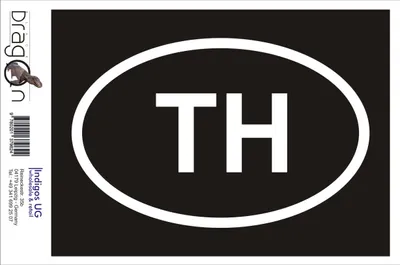 Produktbild von Aufkleber / Autoaufkleber - JDM / Die cut / Auto / OEM - Thailand TH - 110x70 mm pink - Heckscheibe / Heckscheibenaufkleber