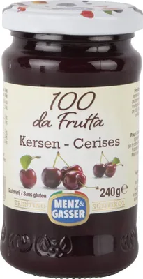 Produktbild von Menz&Gasser Marmelade kers Glas 240 Gramm