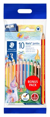 Produktbild von Staedtler Noris jumbo 128, Mehrfarbig, 10 Stück(e)