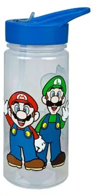 Immagine prodotto di Bottiglia Super Mario da 500 ml - Bottiglia per bevande Aero con il simpatico motivo di Mario