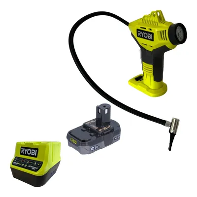 Produktbild von RYOBI R18PI-120GJ Akku Handkompressor 18 V 10,3 bar ( 5133005325 ) + 1x Akku 2,0 Ah + Ladegerät