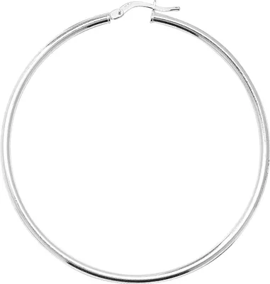 Produktbild von 925 Sterling Silber Damen - Creolen / Ohrringe - 50mm; TRS17692MM50