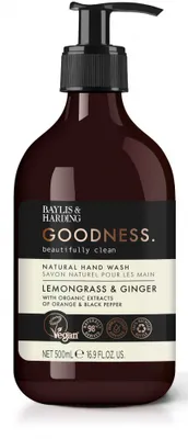 Produktbild von Baylis & Harding Goodness Lemongrass And Ginger 3 X 500ml Hand Wash And 3 X 500