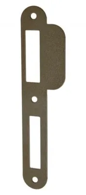 Produktbild von WILKA 9047/1026223 Flach-Schließblech 24x170x3 mm links Nickel für stumpfe Türen