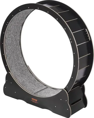 Produktbild von Cat Exercise Wheel 43.3" Large Cat Treadmill Wheel for Indoor Cats Black