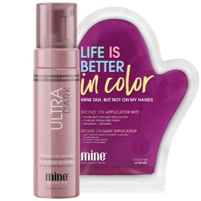 Obrázek produktu pro MineTan Ultra Dark samoopalovací pěna + rukavice