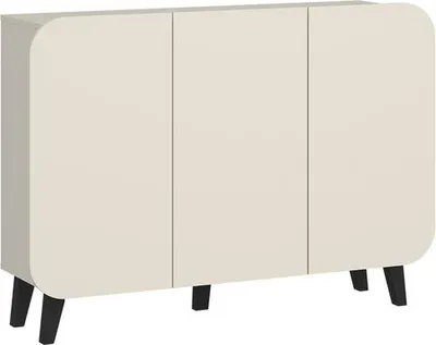 Produktbild von Drehtürkommode Smooth Edge mit drei Türen