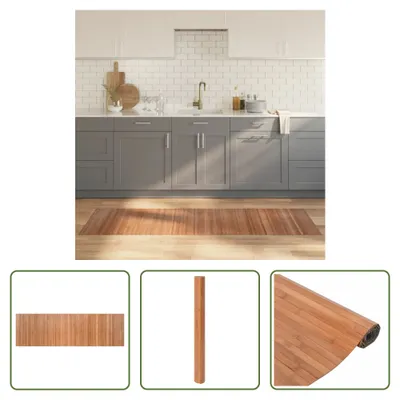 Obrázek produktu pro The Living Store Koberec Obdélníkový Nature 60x200 cm Bamboo