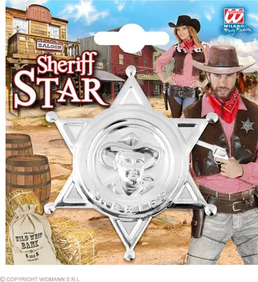 Produktbild von WIDMANN Sheriff-Stern auf Karte 8003558330102