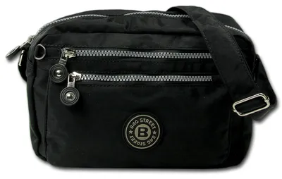 Produktbild von Bag Street Nylon Umhängetasche schwarz Damen Tasche D3OTJ202S