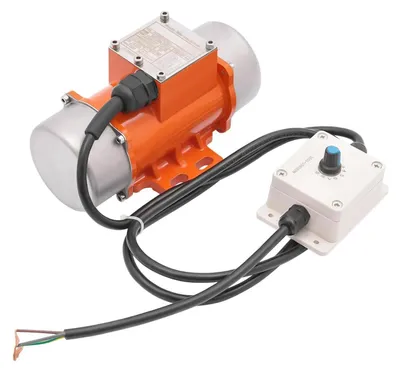 Produktbild von Industrieller Vibrationsmotor - 50W 220V Rüttelmotor - Mit Drehzahlregler - Bürstenloser Reinkupfermotor - Für Bergbau Metallurgie Baugewerbe
