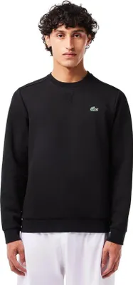 Produktbild von Lacoste Lacoste - Sweatshirt mit Mesh-Einsätzen - Größe L - Rundhalsausschnitt & sportliches Design - Für Männer - Schwarz Baumwolle & Polyester