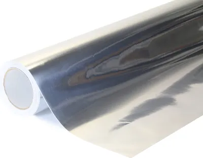 Produktbild von Chrom spiegel silber wrapfolie 152x500cm - innen/außen