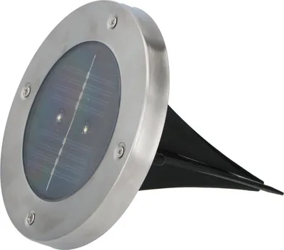 Immagine prodotto di Grundig Faretto solare da pavimento - LED - Ø12 CM - 600 mAh - Grigio