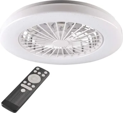 Obrázek produktu pro Stropní ventilátor s LED světlem s dálkovým ovládáním bílý LIBYA Polux 325792