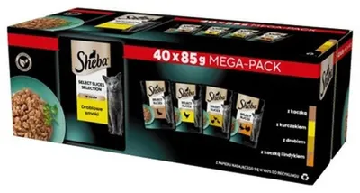 Zdjęcie produktu dla Sheba Nature's Collection Mix - mokra karma dla kota - 40 x 85 g