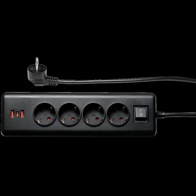 Produktbild von Steckdosenblock McPower 4x Schutzkontakt 1x USB-C PD20W 2x USB-A 2m Kabel