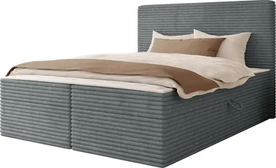 Produktbild von MIRJAN24 Boxspringbett mit zwei Bettkästen Wokio, Schlafzimmer, Dopellbett mit Topper (Farbe: Ambience 19, Größe: 180x200 cm)