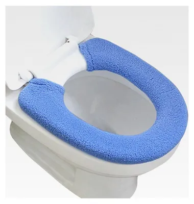 Produktbild von Wärmer WC-Sitzbezug, Toilettensitz-Pad, Verdickte Sitzabdeckung für Universal-Toilettensitze, waschbar