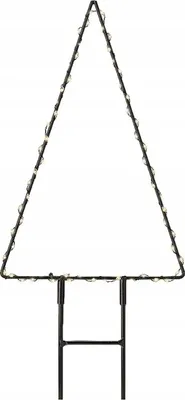 Produktbild von LED-Weihnachtsbaum aus Metall für den Außenbereich, 77 cm