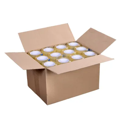 Produktbild von Paketband Transparent 48 mm x 66 m 72 Rollen Extra Starkes Klebeband mit Acrylkleber – Packband für Kartons, Versand, Verpackung & Umzug