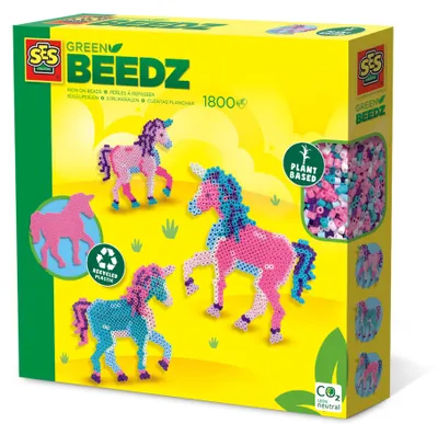 Obrázek produktu pro SES Creative Beedz 06406, 5 rok/roky, Dívka, Dětský, Jednorožec, Vícebarevný, 1800 kusů