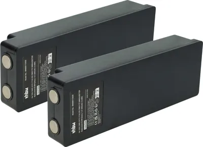 Produktbild von vhbw 2x Akku Ersatz für Scanreco EEA2512, EEA4404, IM6024, 708031757 für Industrie-Funkfernsteuerung Fernbedienung (2000 mAh, 7,2 V, NiMH) - Schwarz