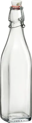 Obrázek produktu pro BORMIOLI ROCCO Swing Flasche mit Bügelverschluss, 4-Kant, Inhalt: 0,50 Liter
