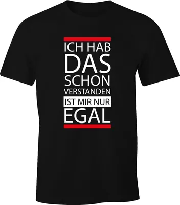 Produktbild von Herren T-Shirt - Ich hab das schon verstanden, ist mir nur egal - MoonWorks® XXL