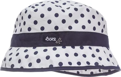 Immagine prodotto di Cappello da bambina in cotone a pois blu navy