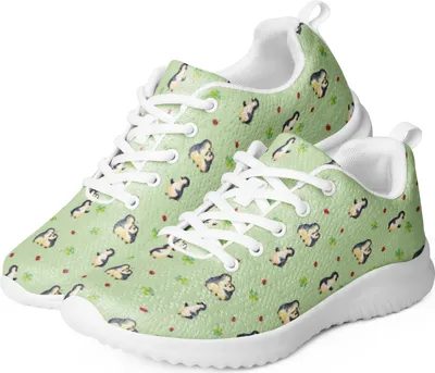 Produktbild von Mr. & Mrs. Panda Damen Sneaker Pinguin Marienkäfer Größe 38 1/2 - Grün - Geschenk, Bunt, Liebe, Weiß, Aufmerksam, Glück, Laufschuh, Kleine Wunder, Damensneaker, Freude