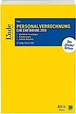 Immagine prodotto di Personalverrechnung: eine Einführung 2019
