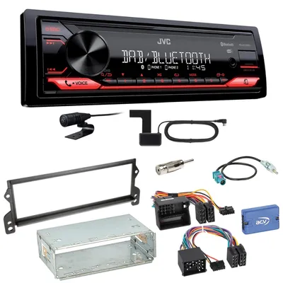 Produktbild von JVC KD-X272DBT Digitalradio Bluetooth FLAC USB Einbauset für MINI R50 R52 R53
