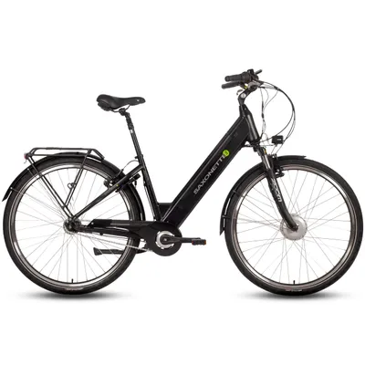Produktbild von SAXONETTE Comfort Plus 4.0 Elektro , ebike,396 Wh Intube-Akku große Reichweite für den Alltag,E-Bike, Elektrofahrrad (Ramenhöhe 45, schwarz matt)