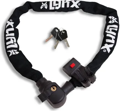 Produktbild von Lynx Kettenschloss mit Nylonhülse 1000 x 5,5 mm schwarz