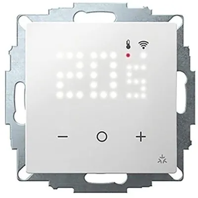 Productafbeelding van Eberle Controls UTE3800U-RAL9016-G55 UP-thermostaat, geschikt voor slimme woningen