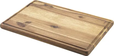 Produktbild von METALTEX 561308000 Schneidebrett 39 x 26 x 2 cm mit Saftrille aus Akazienholz / Schneidbrett