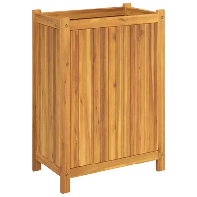 Obrázek produktu pro vidaXL květináč s vložkou 54x31x75 cm akátový masiv