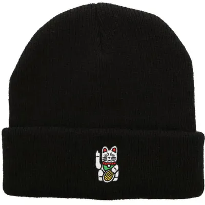 Produktbild von Iriedaily Bye Bye Cat Beanie Black .