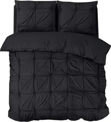 Produktbild von Sleeptime Punch Pintuck Schwarz 200 x 200/220 cm