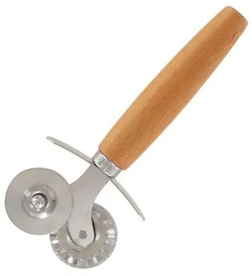 Immagine prodotto di Cubetti per ravioli in acciaio inossidabile, 16 cm, contenitore in legno