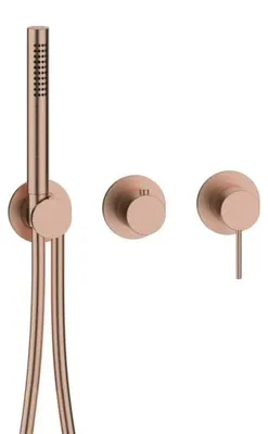 Produktbild von Herzbach MODUL7 IX PVD COPPER STEEL Hebelmischer Farbset für 2/3 Verbraucher