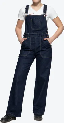 Produktbild von QUEEN KEROSIN Latzhose Denim Xl
